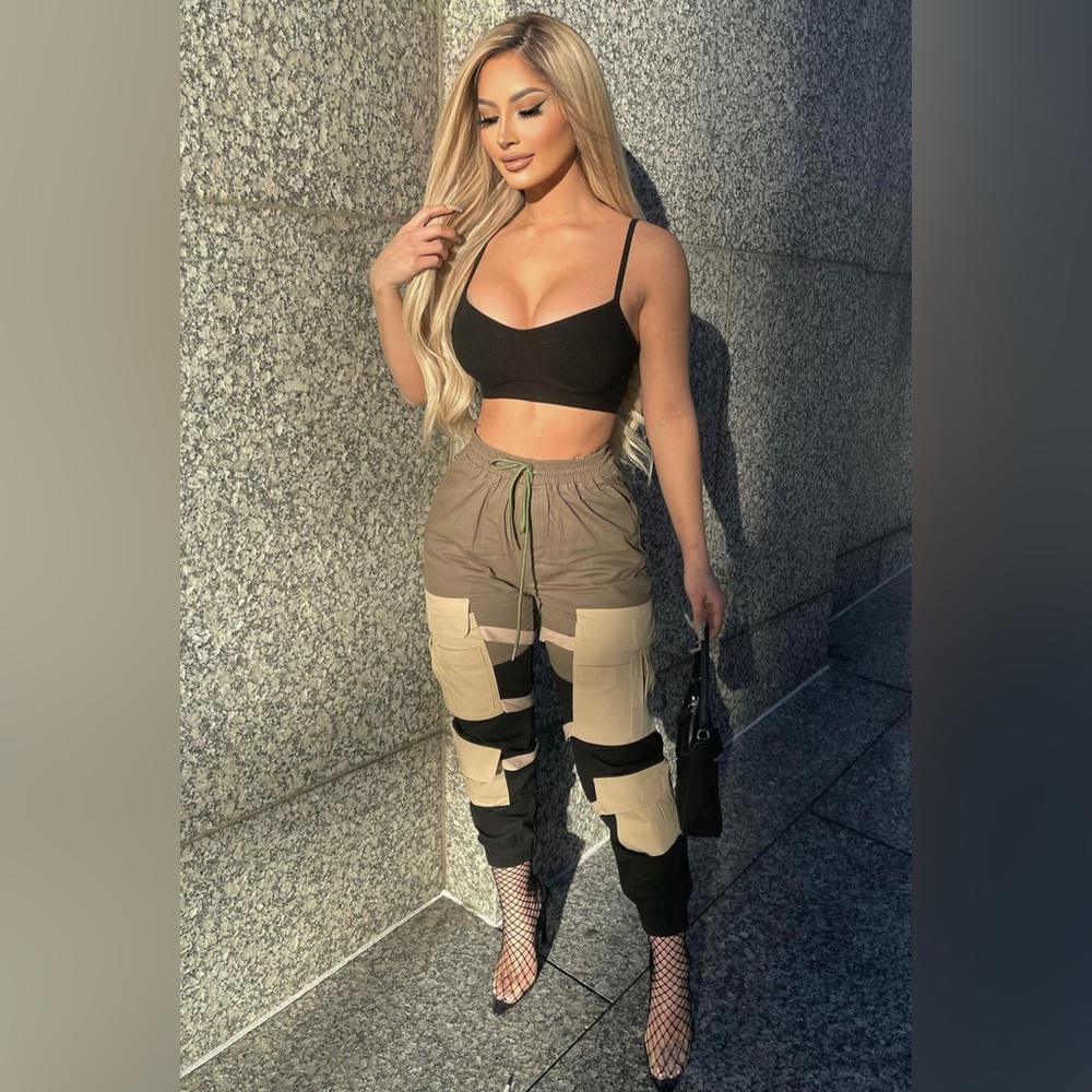 Block it out Cargo Joggers Fashion Nova